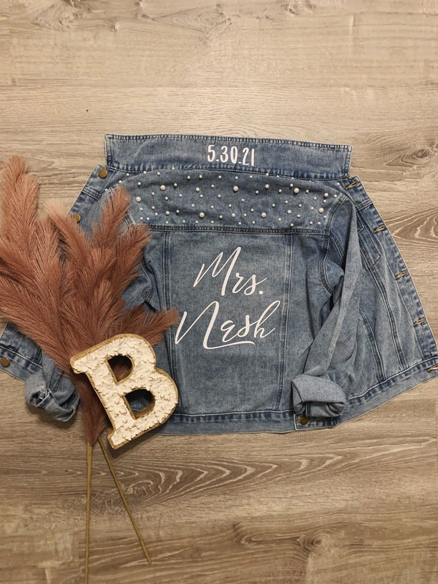 Happily Ever After Denim   •PERSONALIZED•