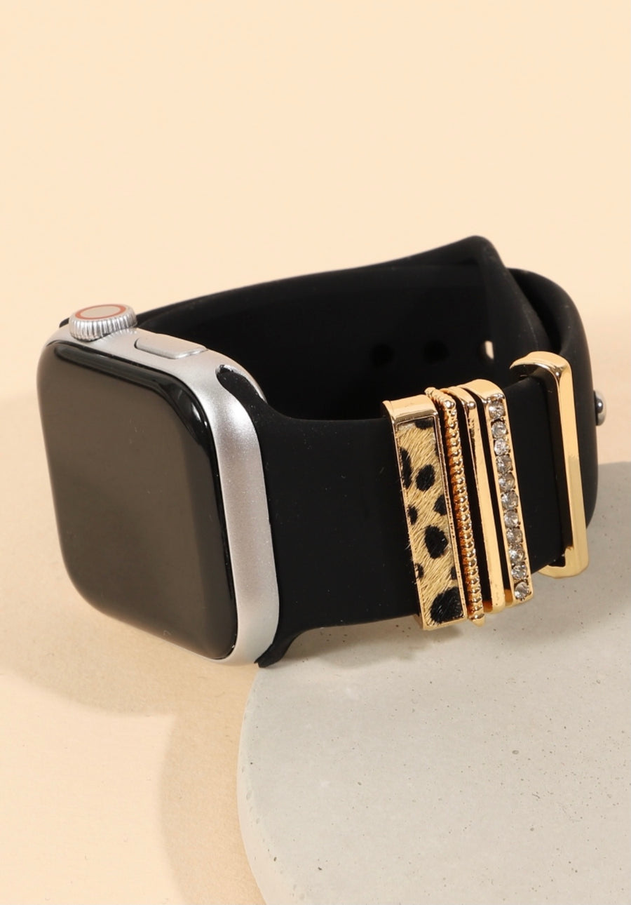Animal Print Silicone Watch Band